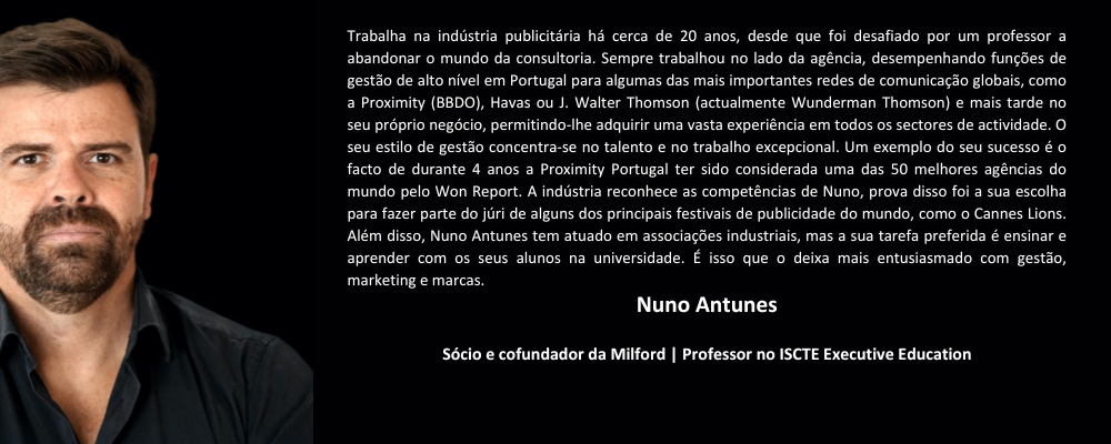 Nuno Antunes - sócio e cofundador da Milford